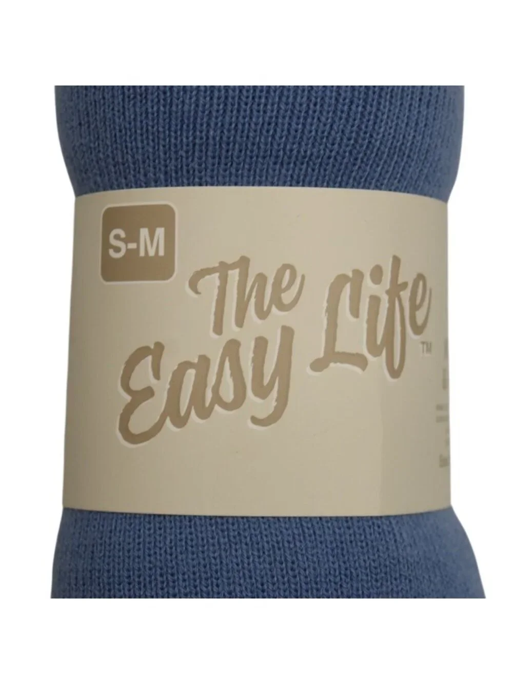 The Easy Life Blue Knit Beanie Hat Gloves Set Unisex Size S M New